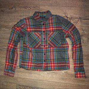 Cropped Topshop Flannel
